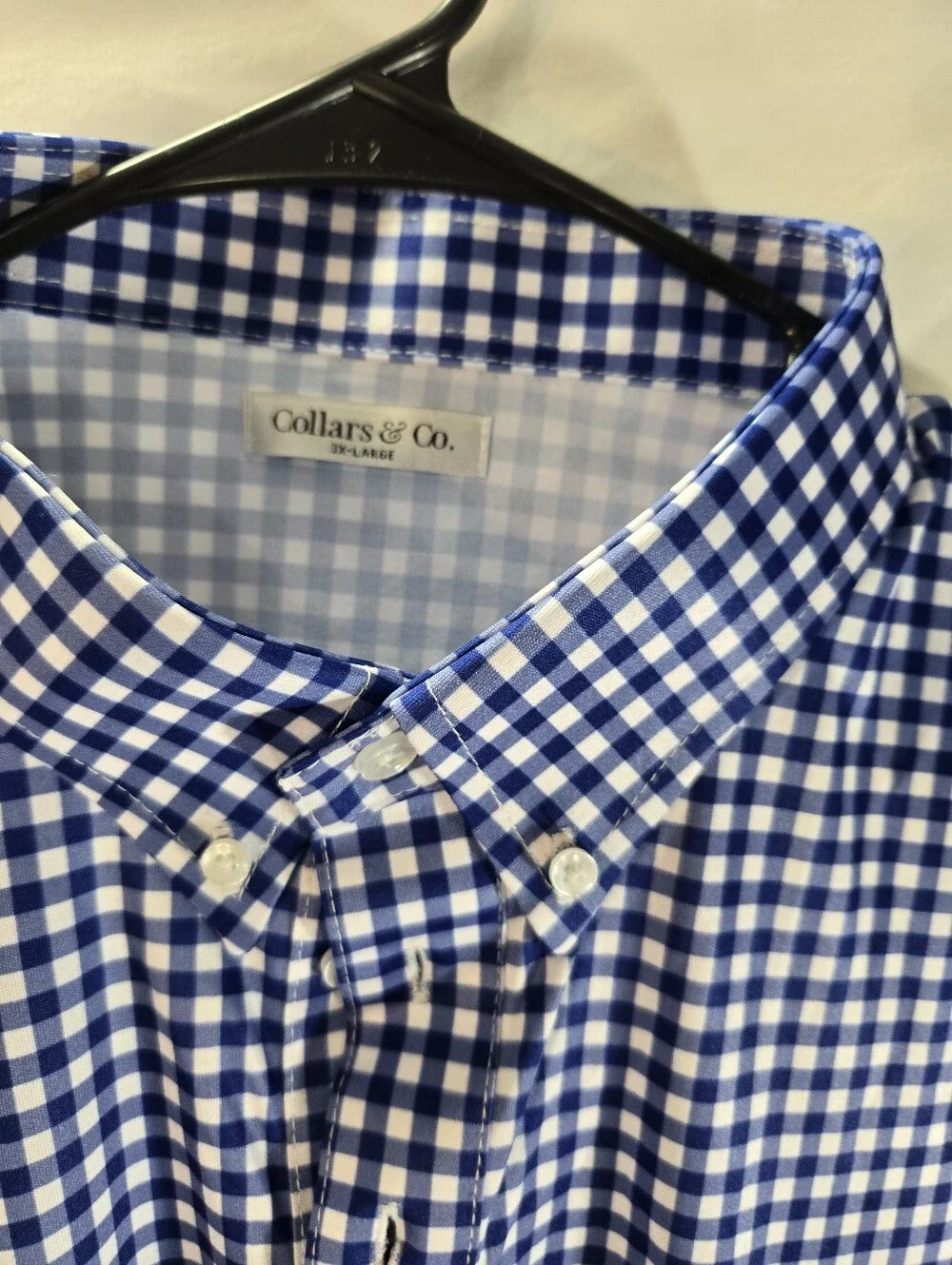 Lot of 4 Collars & Co Men's 3XL Polo Bottom Down Dress Shirts NWT & NWOT